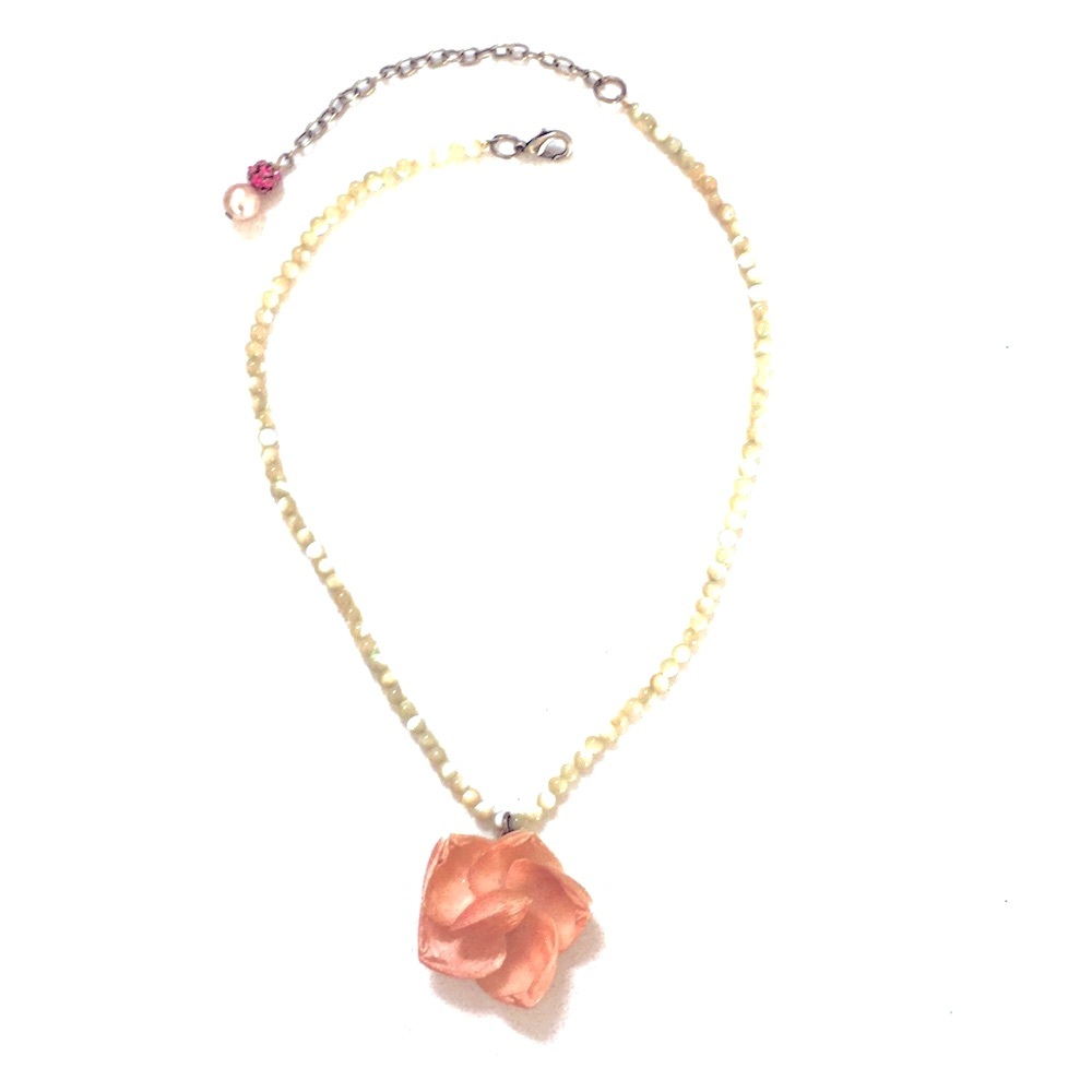 Necklace with Flower Pendant
